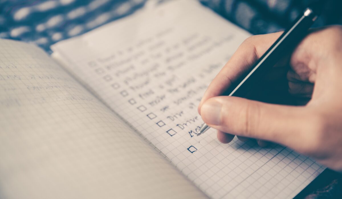 Tu checklist y el discurso de 2 minutos