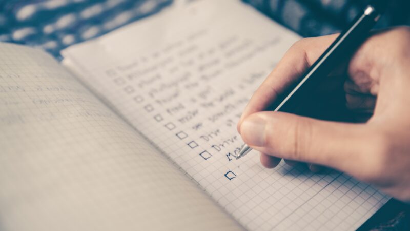 Tu checklist y el discurso de 2 minutos